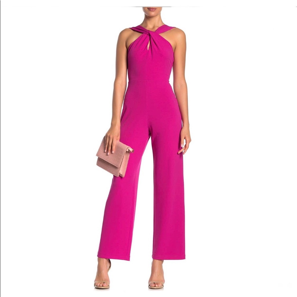 1.State Tahiti Tropical Berry Jumpsuit